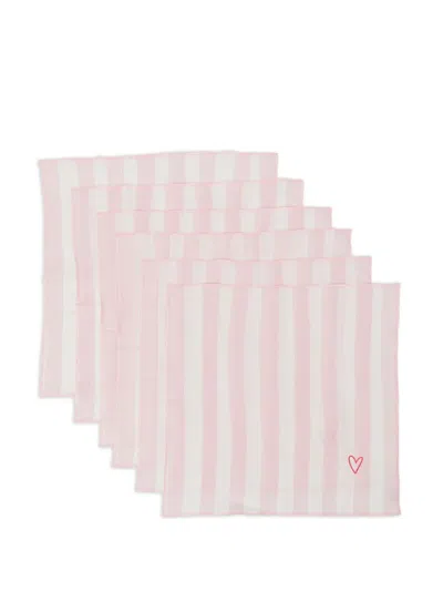 Bambah Veranda Napkins (set Of Six) In Multi