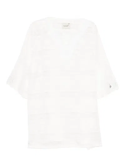 Bambah 로티스 미니 드레스 In White
