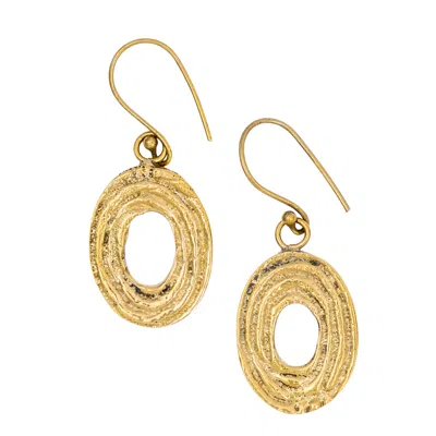 Bambaz Women's Gold Eclipse Earrings