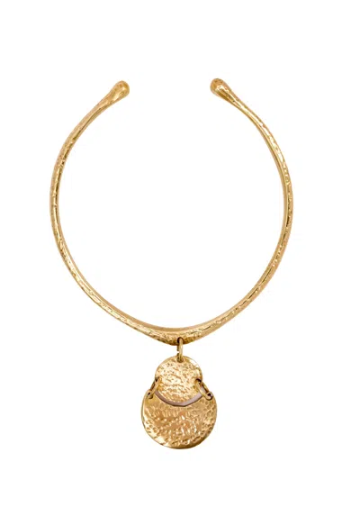 Bambaz Women's Gold Seckle Choker