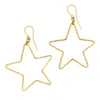 Bambaz Women's Gold Star Earrings