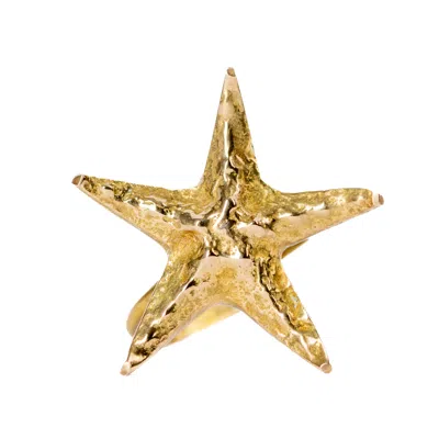 Bambaz Women's Gold Starfish Ring