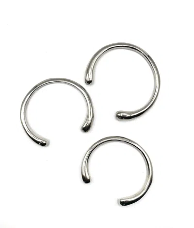 Bambaz Women's Silver Gap Bangle