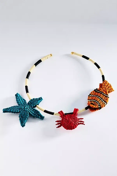 Bamboleira Clarte Charm Choker Necklace In Multi