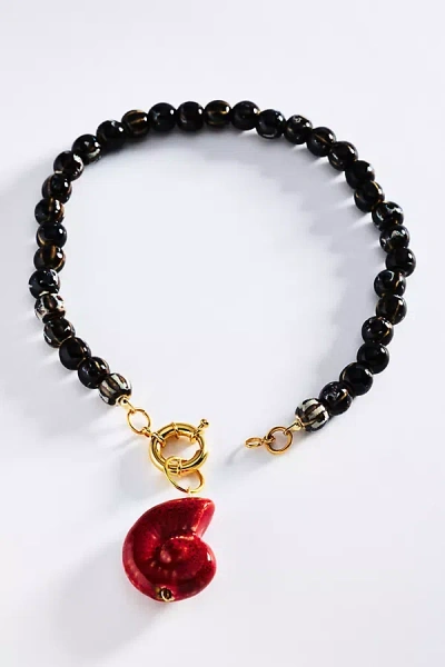 Bamboleira Coralina Necklace In Black