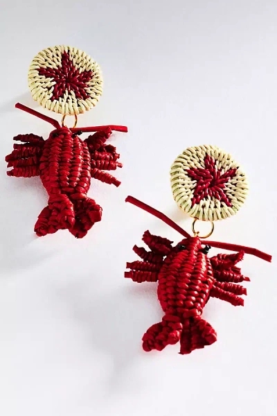 Bamboleira Sirocco Earrings In Red