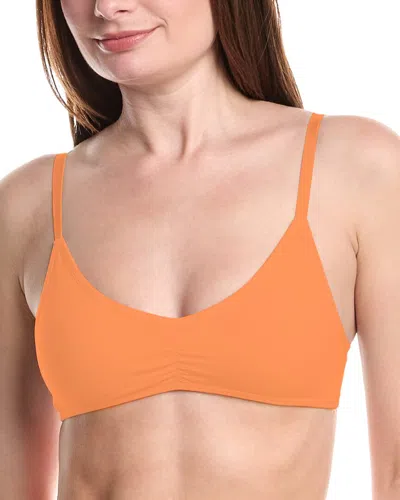 Bamboo 2pk Seamless Cheeky Scrunch Dipped Bralette In Orange