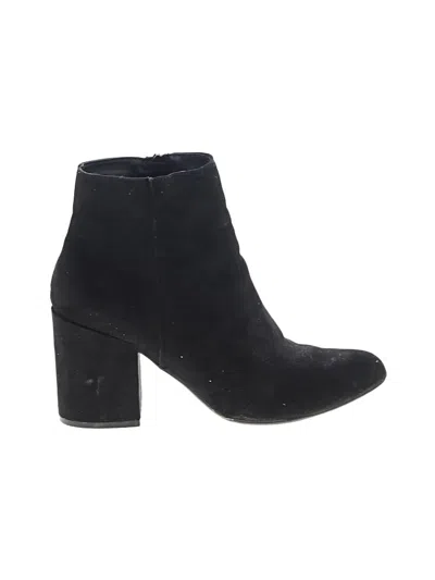 Pre-owned Bamboo Ankle Boots In Black