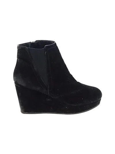 Pre-owned Bamboo Ankle Boots In Black