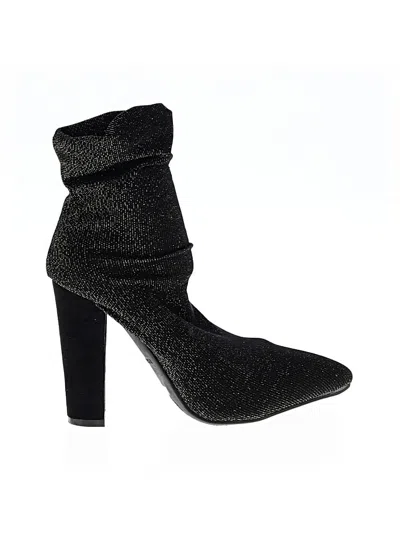 Pre-owned Bamboo Ankle Boots In Black