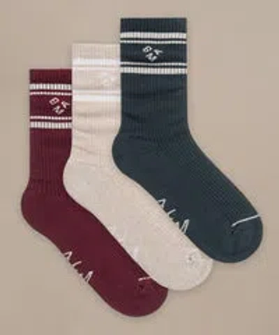 Bam Boo Blend Crew Socks In ["purple"]