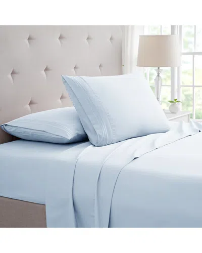 BAMBOO COMFORT BAMBOO COMFORT 4PC LUXURY 3-LINE EMBROIDERED SHEET SET