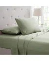 Bamboo Comfort Bamboo 4 Piece Luxury 3 Line Embroidered Sheet Set