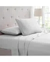 Bamboo Comfort Bamboo 4 Piece Luxury 3 Line Embroidered Sheet Set
