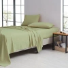 Bamboo Comfort Bamboo 1800 Thread Count 4 Piece Luxury Solid Sheet Set In Sage