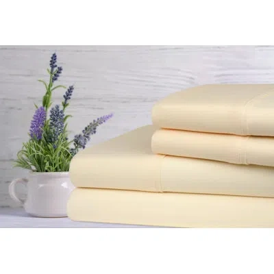 Bamboo Comfort Lavender Scented 1800 Thread Count Rayon Sheet Set In Ivory