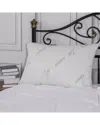 Bamboo Comfort Set Of 2 Memory Foam Pillows With Removable Cover