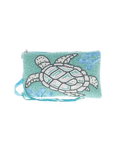 Pre-owned Bamboo Crossbody Bag In Teal