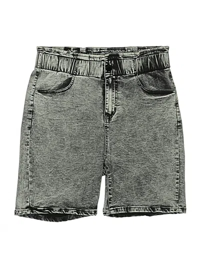 Pre-owned Bamboo Denim Shorts In Gray