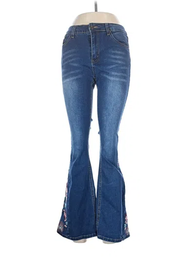 Pre-owned Bamboo Jeans In Blue