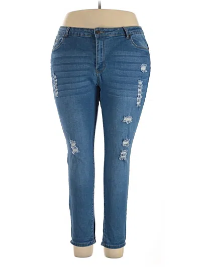 Pre-owned Bamboo Jeans In Blue
