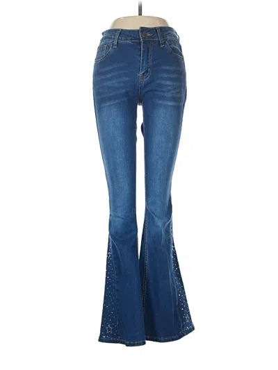 Pre-owned Bamboo Jeans In Blue