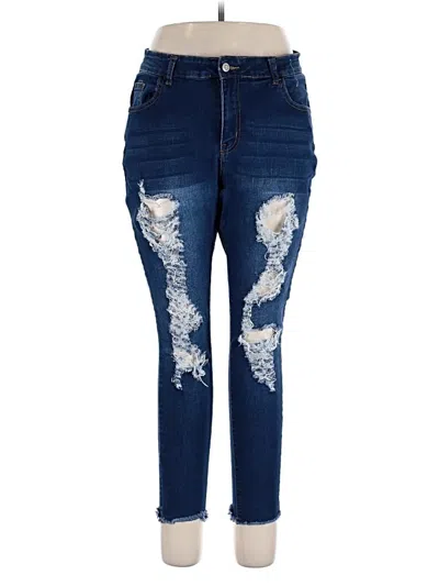 Pre-owned Bamboo Jeans In Blue