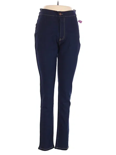 Pre-owned Bamboo Jeggings In Blue
