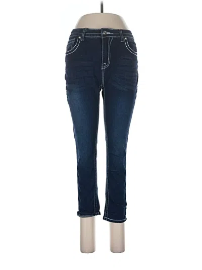 Pre-owned Bamboo Jeggings In Blue