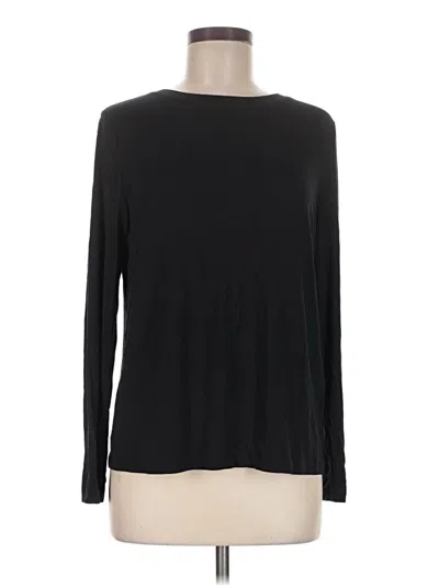 Bamboo Long Sleeve T-shirt In Black
