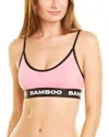 Bamboo Mesh Bra In Pink