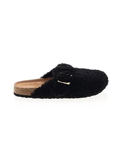 Pre-owned Bamboo Mule/clog In Black