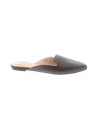 Pre-owned Bamboo Mule/clog In Gray