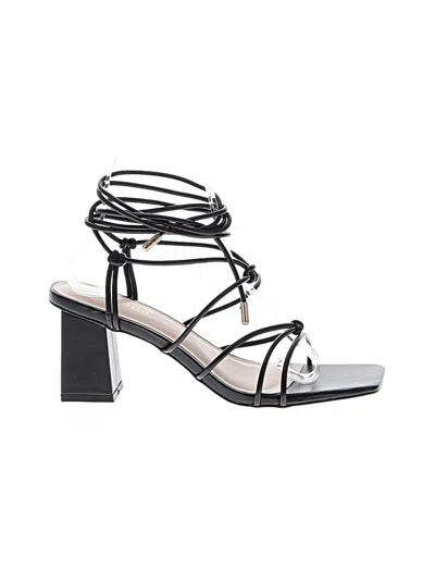 Pre-owned Bamboo Sandals In Black