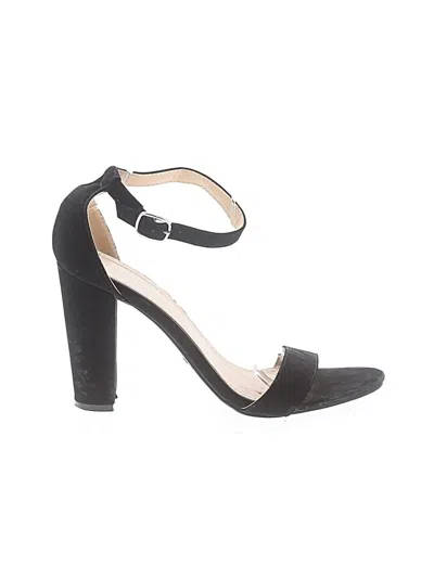 Pre-owned Bamboo Sandals In Black