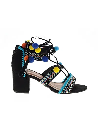 Pre-owned Bamboo Sandals In Blue