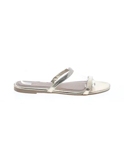 Pre-owned Bamboo Sandals In Gold