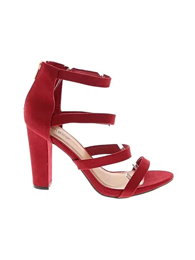 Pre-owned Bamboo Sandals In Red