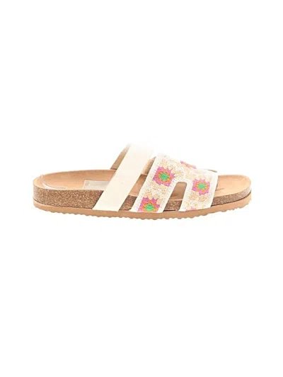 Pre-owned Bamboo Sandals In White
