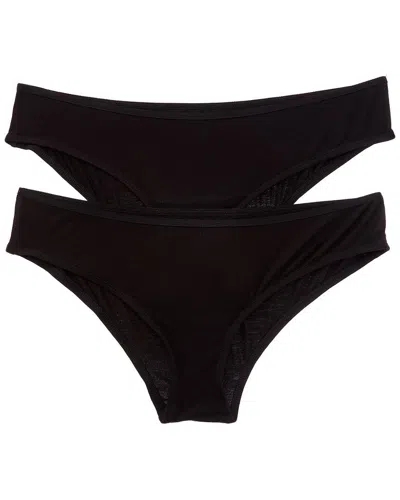 Bamboo Set Of 2 Essential Hipster In Black