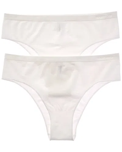 Bamboo Set Of 2 Seamless Cheeky Brief In Neutral