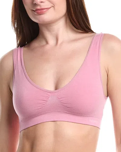 Bamboo Set Of 2 Seamless Shaping Bra In Pink