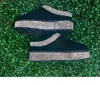 Bamboo Women's Bling & Cozy Rhinestone Platform Mules In Black In Black