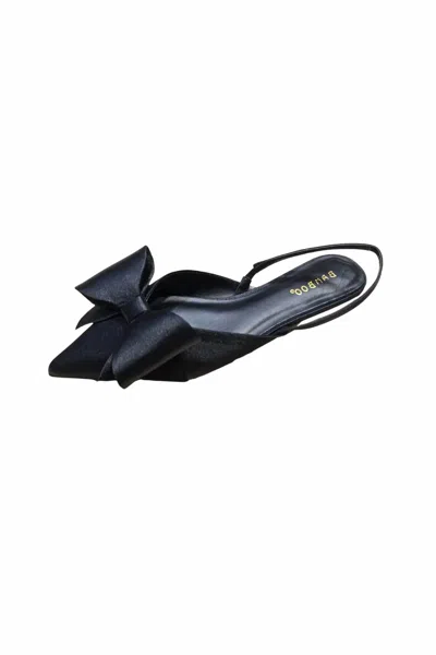 Bamboo Women's Rational Bow Flat In Black