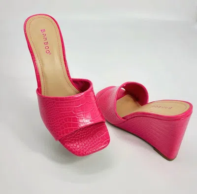 Bamboo Women's Selena Heel In Pink