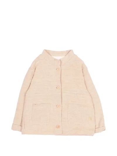 Bamboom Babies' Button Pocket Jacket In Neutral