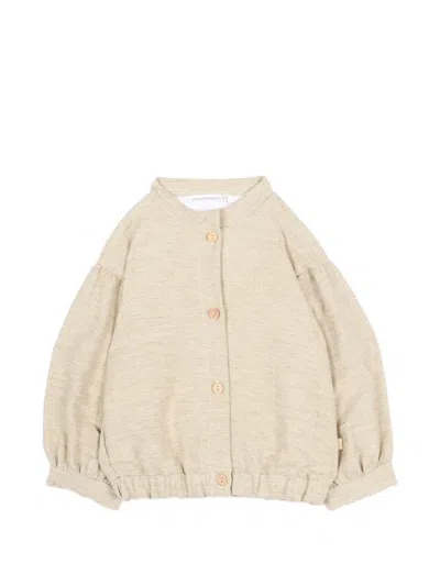 Bamboom Babies' Buttoned Jacket In Neutral