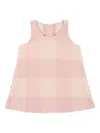 Bamboom Checked Sleeveless Dress In Red