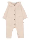 Bamboom Collared Babygrow In Neutral
