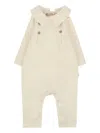 Bamboom Collared Buttoned Babygrow In Neutral